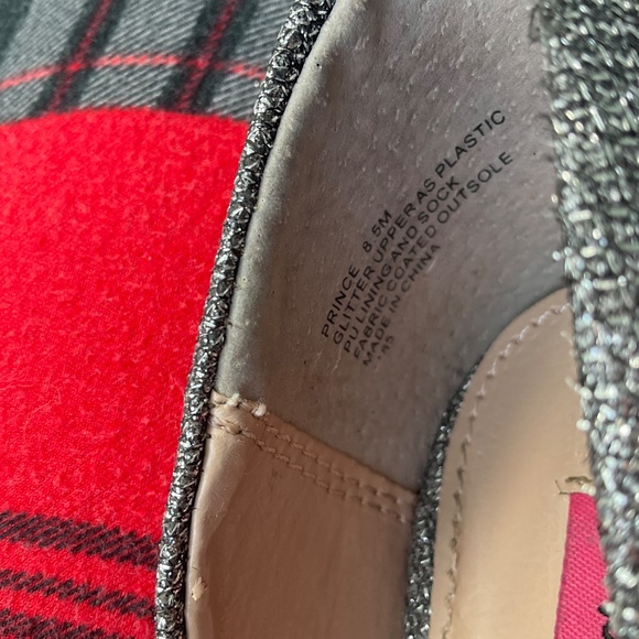 Betsey Johnson silver glitter heels.81/2. - Picture 2 of 10